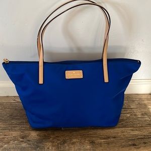 Blue Kate spade bag